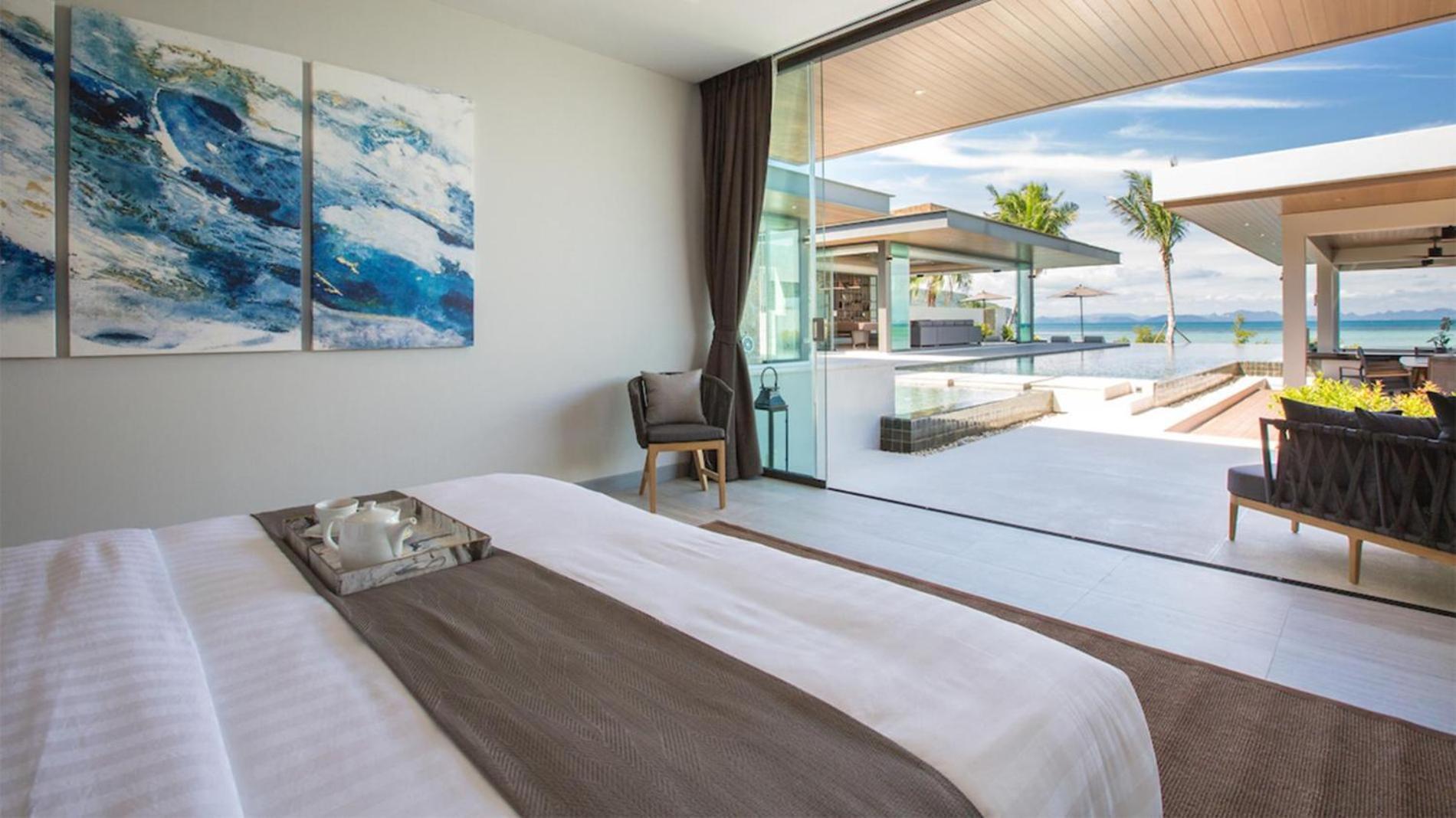 Exclusive Sea Renity A Beachfront Villa Retreat Sleeps 12 Adults And 6 Kids Laem Sor Eksteriør billede