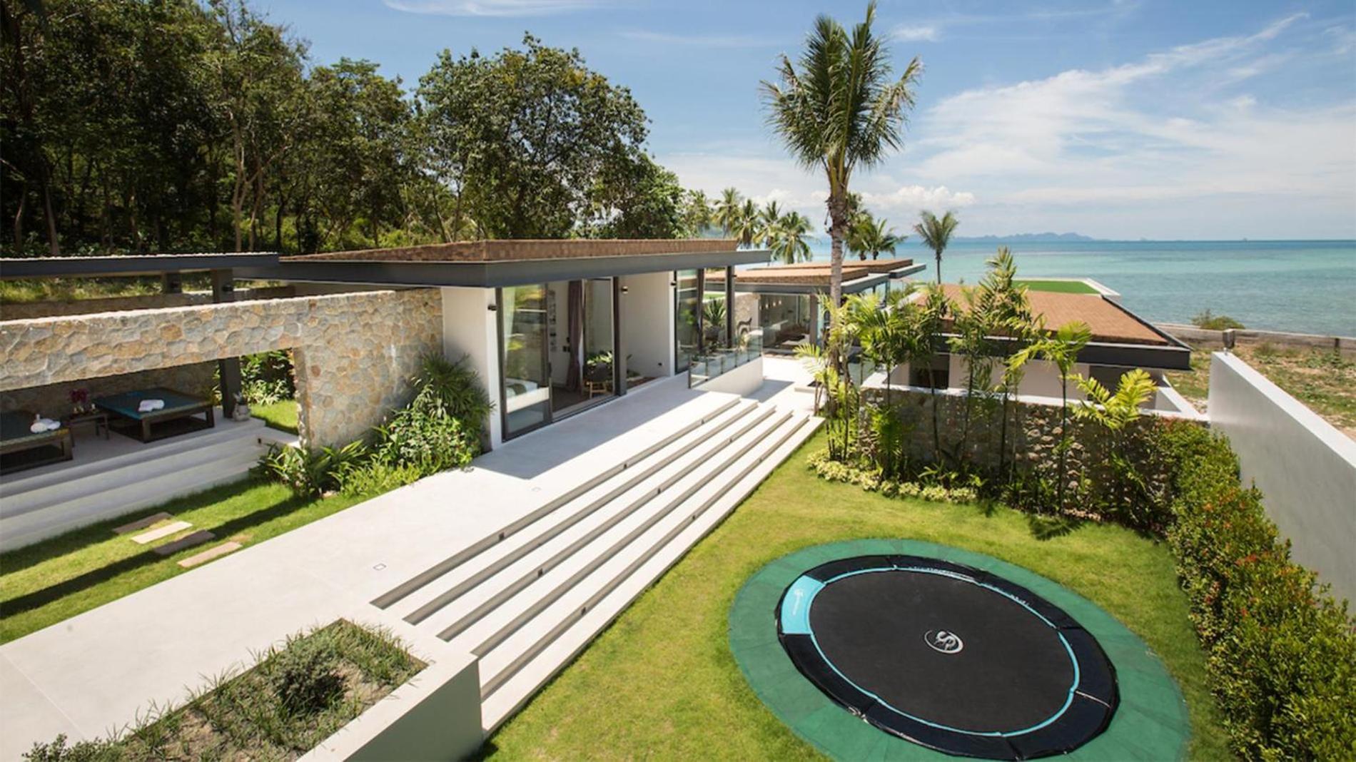 Exclusive Sea Renity A Beachfront Villa Retreat Sleeps 12 Adults And 6 Kids Laem Sor Eksteriør billede