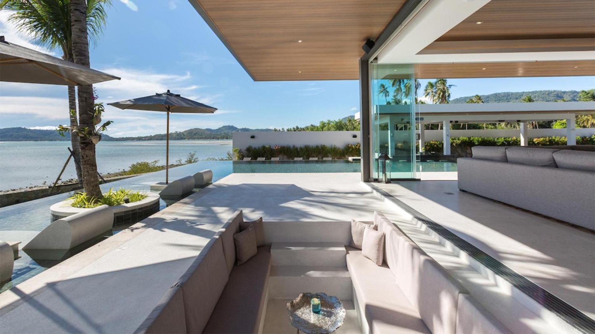 Exclusive Sea Renity A Beachfront Villa Retreat Sleeps 12 Adults And 6 Kids Laem Sor Eksteriør billede